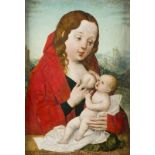NIEDERRHEINISCHE / NIEDERLÄNDISCHE SCHULE DES FRÜHEN 16. JH. | MADONNA MIT KIND