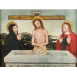 OBERITALIENISCH / VENEZIANISCHE SCHULE, UM 1480 | CHRISTUS IM OFFENEN SARKOPHAG STEHEND MIT DER JUNG