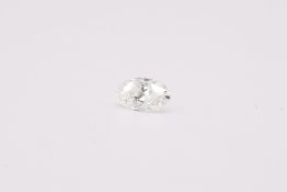 Natural 1.02ct Diamond G Colour SI2 Clarity Oval Brilliant Cut - GIA Certificate