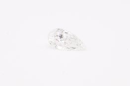 Natural 1.00ct Diamond F Colour SI2 Clarity Pear Brilliant Cut - GIA Certificate