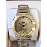 Omega Constellation 39mm Co-Axial Automatic – Steel & 18kt Yellow Gold – Box & Card