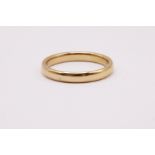 22kt yellow gold wedding band 4.2 Grams