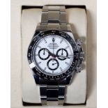 Rolex Cosmograph Daytona Oystersteel White Dial Ref. 126500LN – ‘2025 Year’ Box & Card (Verified)