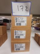 3 No. Burkert 6223 Solenoid Valves ID No 00262268