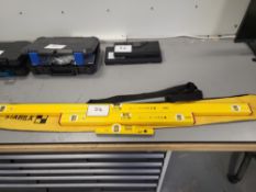1 Stabila 80 AS-2 120cm, 80 AS-2 60cm & 815 25cm Spirit Levels In Carry Case