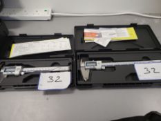 (2) Mitutoyo Digital Caltper Gauges As Lotted