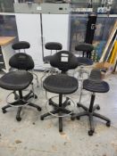 (6) Various Revolving High Chairs as Lotted