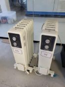 2 Simplex ECR15 1.5kW Oil Free Electric Radiators