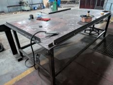All Steel Heavy Duty Fabrication Table 3m x 1.5m