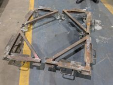 Set Of 4 - 3 Wheel Corner Skates