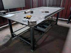 All Steel Heavy Duty Fabrication Table 3m x 1.5m