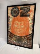 Artist Martin Sharp. Title-Poster for OZ - 4 London 67 Print on Paper (Item dimensions (L x D x H):