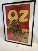 Artist Martin Sharp. Title-Poster for Last Issue of OZ 1973. (Item dimensions (L x D x H): 83 x 1.5