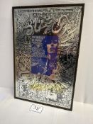 Artist Martin Sharp. Title-Sunshine Superman Litho on Silver Board (Item dimensions (L x D x H): 78