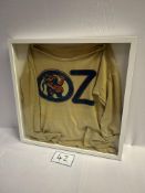 OZ - OZ Long Sleeved T-shirt (Yellow) 1971. Framed T-Shirt (Item dimensions (L x D x H): 52.3 x 4.5