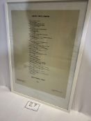 Title-I Shall Vote Labour (Item dimensions (L x D x H): 73 x 1.5 x 53 cms) (Item No. 1611164A)