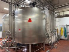 316 L SS Steam Jacketed Tank