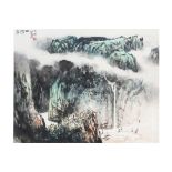 HE HAIXIA (CHINESE, 1908-1998) - LANDSCAPE