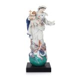 A LARGE MEISSEN 'MARIA IMMACULATA' PORCELAIN FIGURE