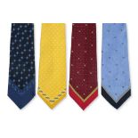VERSACE - A GROUP OF FOUR MEN'S TIES