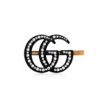 GUCCI 'GG' EMBELLISHED HAIR CLIP