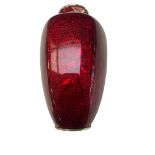 A red enamel vase a/f