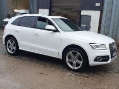 14/64 AUDI Q5 S LINE + TDI QUATTRO 1968cc 6 Spd Manual Diesel Estate (White, 134k) AV64BPK