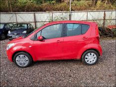 12/62 VAUXHALL AGILA 996CC PETROL 5 SPEED MANUAL RED 5 DOOR HATCHBACK WJ62OCL
