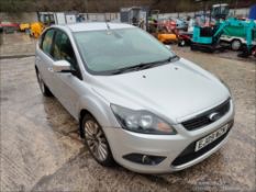 09/09 FORD FOCUS TITANIUM TD 136 1997cc 6 Spd Manual Diesel 5 Dr H/Back (Silver, 120k) EJ09WZM