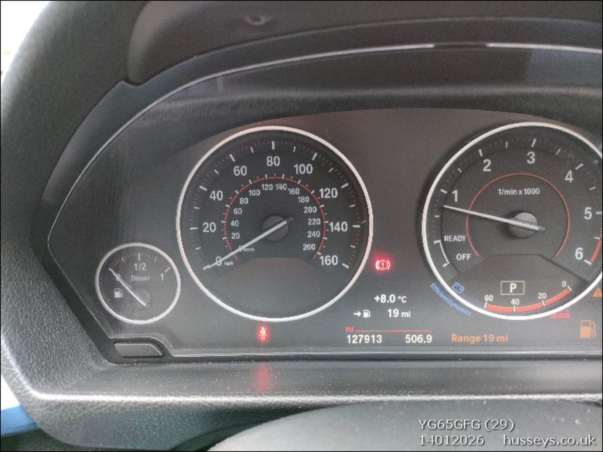 15/65 BMW 320D M SPORT AUTO 1995cc 8 Spd Auto Diesel 4 Dr Saloon (Blue, 127k) YK65GFG - Image 29 of 29