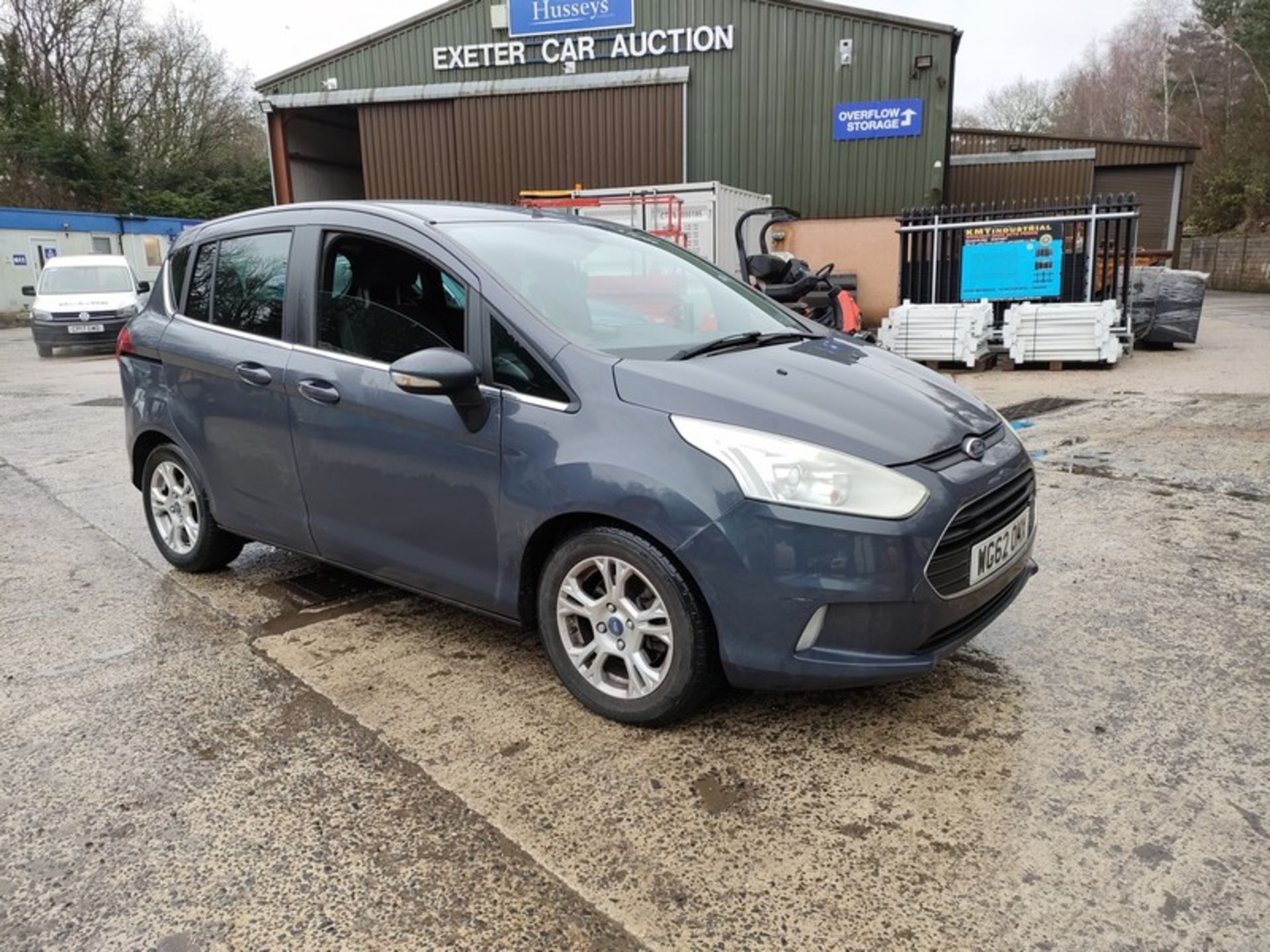 13/62 FORD B-MAX ZETEC AUTO 1596cc 5 Speed Auto Petrol MPV Silver 56K WG62OMX - Image 2 of 47