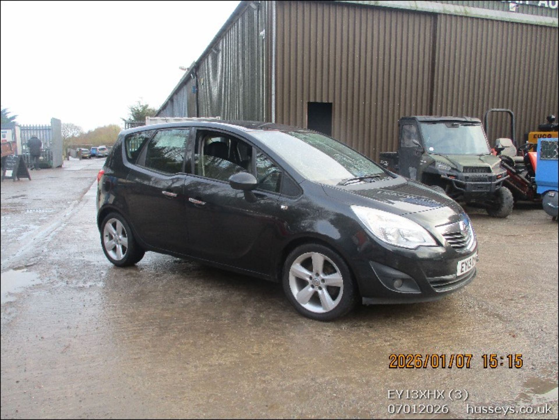 13/13 VAUXHALL MERIVA TECH LINE 1398cc 5 Spd Manual Petrol MPV (Black), EY13XHX - Image 3 of 24