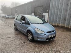 07/07 FORD S-MAX LX TDCI 5G 1753cc 5 Spd Manual Diesel MPV (Blue, 144k) EX07AWV