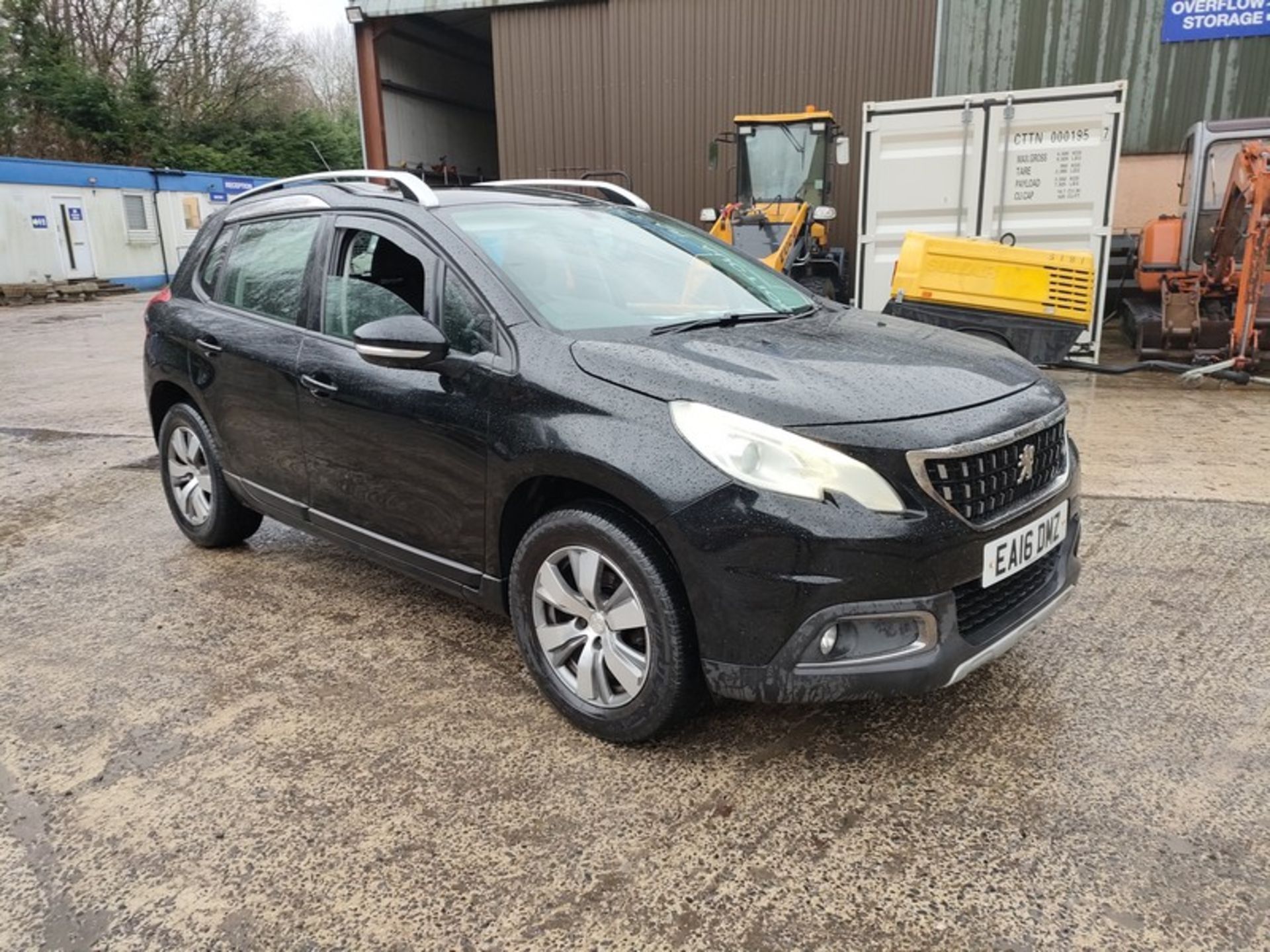 16/16 PEUGEOT 2008 ACTIVE BLUE HDI 1560cc 5 Speed Manual Diesel 5 Door Hatchback Black 126K EA16DMZ - Image 2 of 51