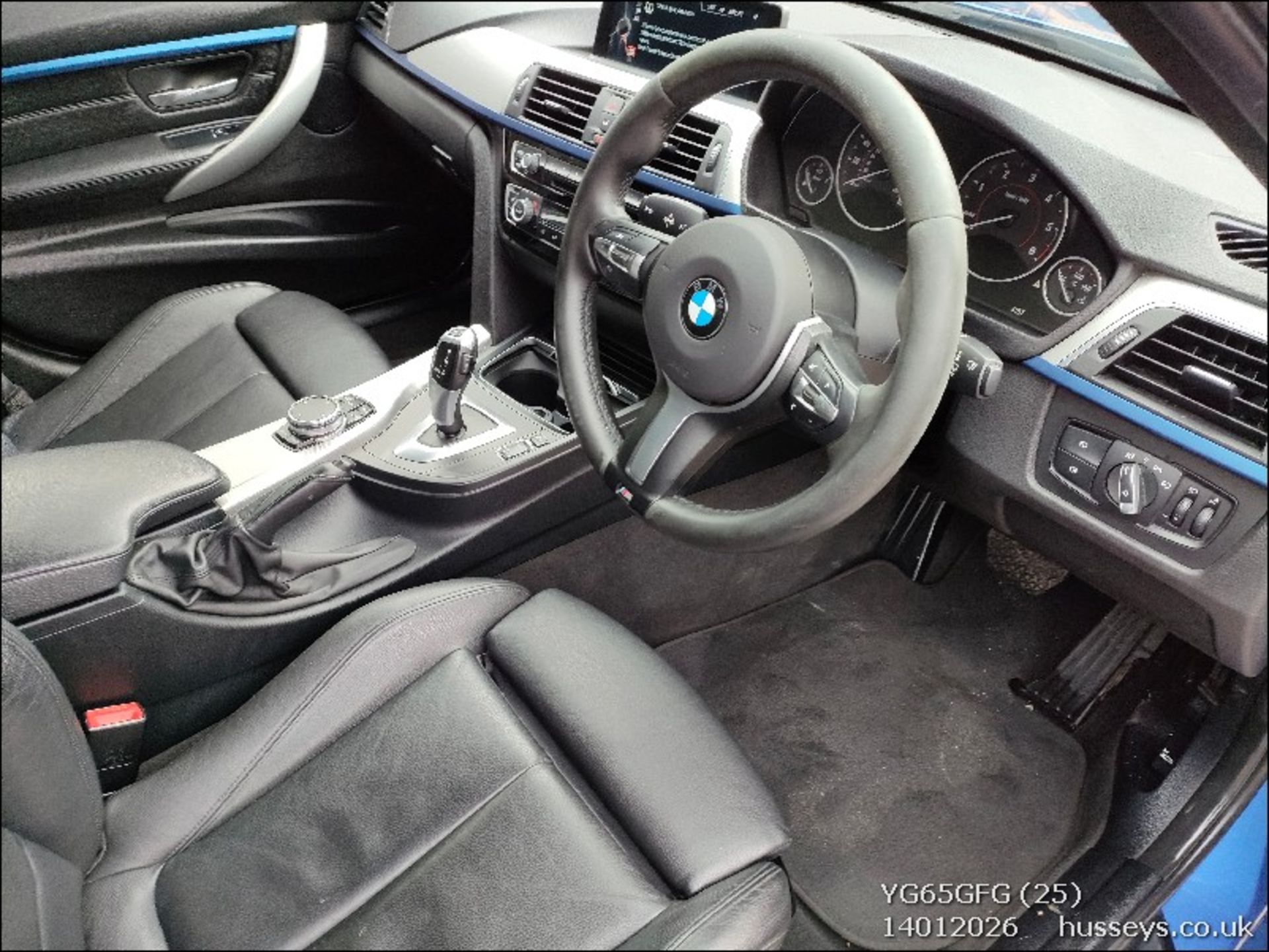 15/65 BMW 320D M SPORT AUTO 1995cc 8 Spd Auto Diesel 4 Dr Saloon (Blue, 127k) YK65GFG - Image 25 of 29