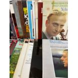 A collection of vinyl classical LPs, to include Beethoven, Tchaikovsky, Sibelius, violin concertos