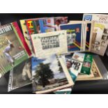 A collection of cricket related ephemera to include Journals Essex County Cricket Club, Match