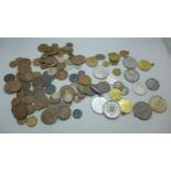 A collection of mainly British coins and commemorative medallions, Victorian and later