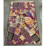 An Eastern tapestry wall hanging