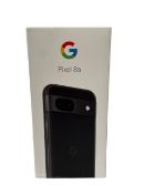 As new Google Pixel 8a 128GB in Obsidian (SKU: GA04432-GB EAN: 840244707934) (Box sealed).