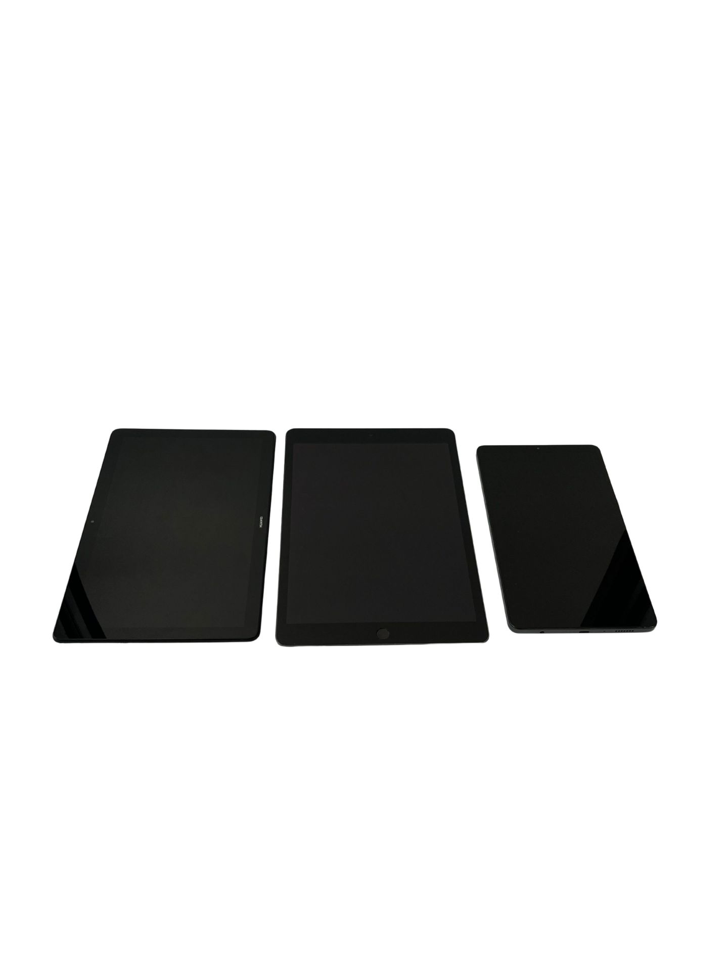 Assorted pre-owned tablets sold for parts only (All items Google/Apple account locked).