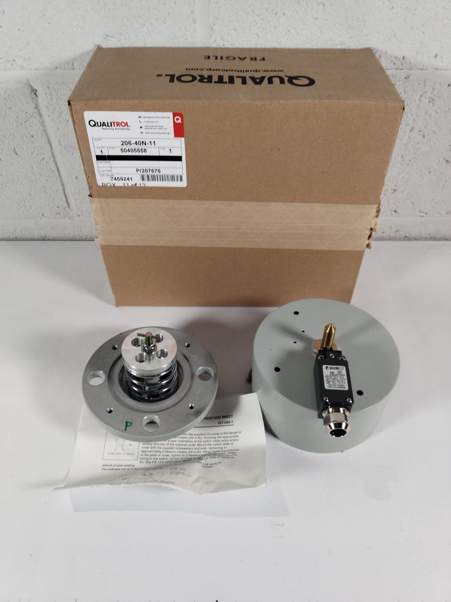 An as new Qualitrol pressure relief device (REF: 206-40N-11).