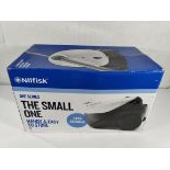 A Nilfisk One Series - The Small One vacuum cleaner in white, box opened (UK adaptor required) (WB10