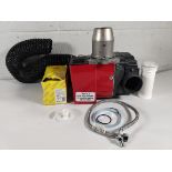 A Riello RDB2.2 Burner, BX V15-26, plastics have some damage.