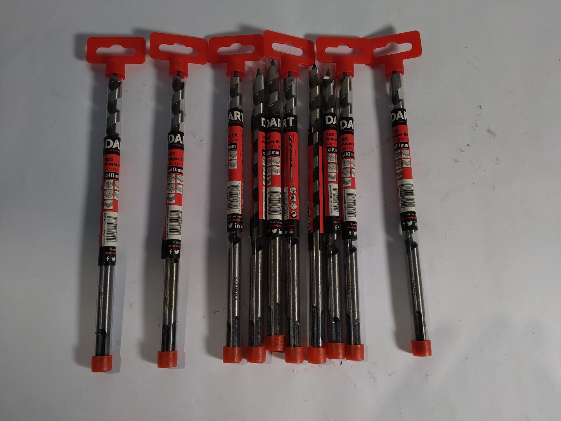 Eleven as new Dart SDS Auger 10mm Drill bits SDSDAB1023 10/230/160.