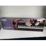 An as new Yamaha portable keyboard (PSR EW320).