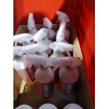 Assorted liquids and related items to include screen wash, multi surface cleaner and disinfectant (s