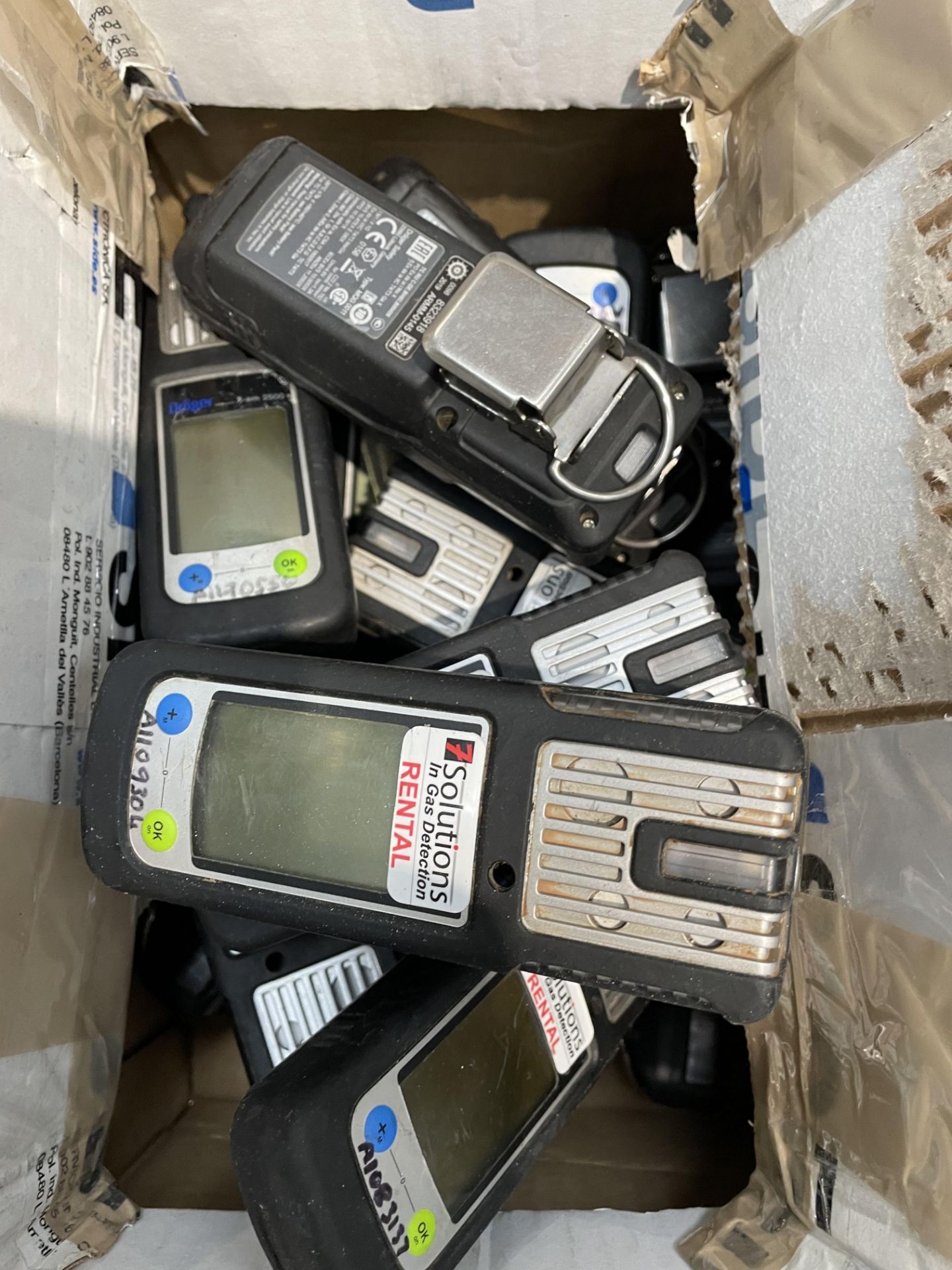 Fifteen pre-owned Drager X-am 2500 Multi Gas Detectors (sold as seen).