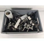 Fifteen pre-owned branded micromanipulators and accessories, brands include Prior, KOPF and others.