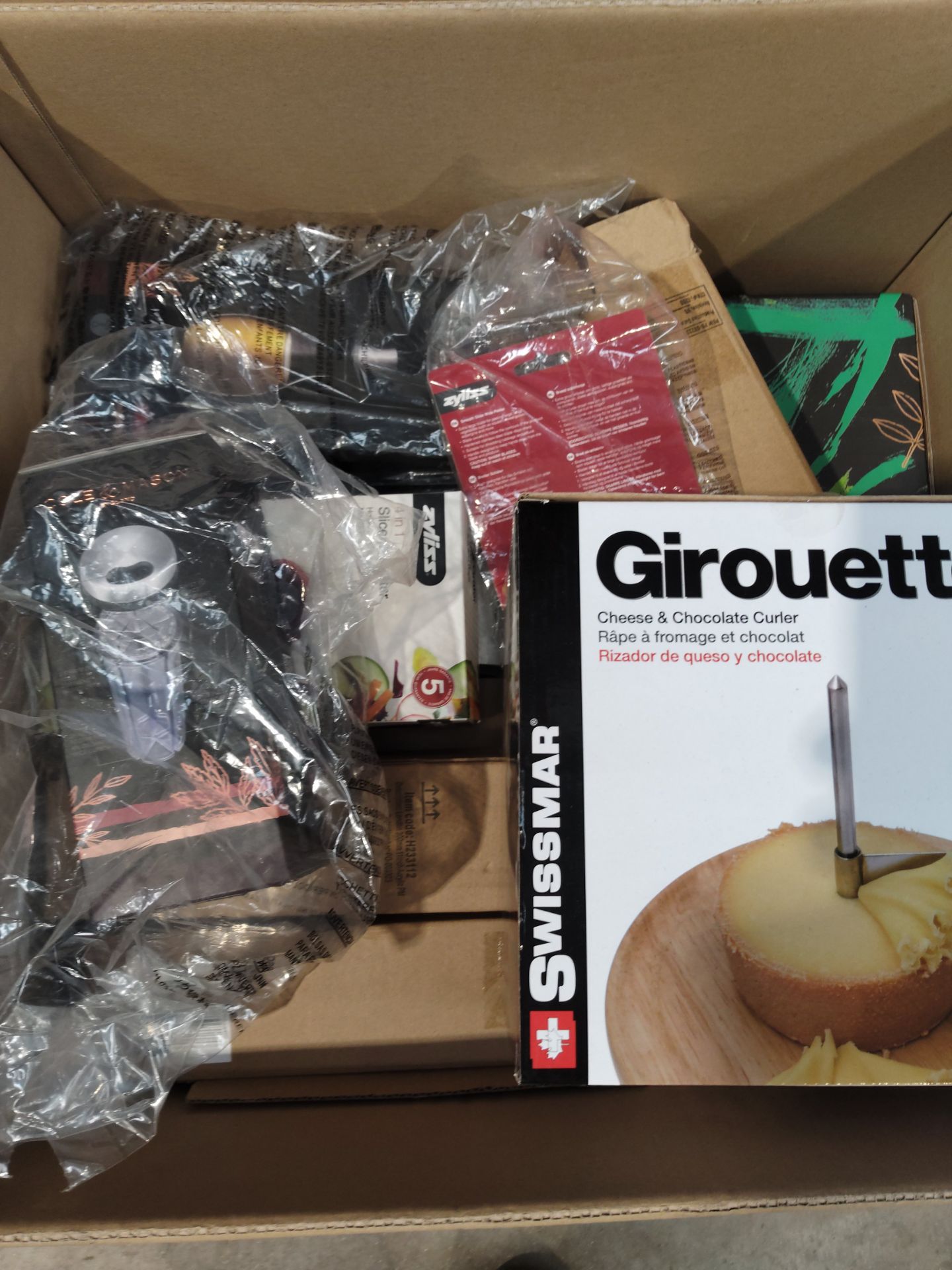 Five boxes of as new kitchenware's to include brands Cole and Mason, Swissmar and Zyliss. - Image 2 of 6